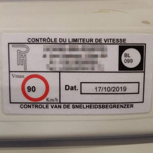 Controle snelheidsbegrenzer Controle snelheidsbegrenzer